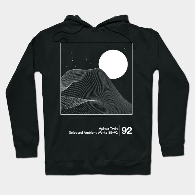 Aphex Twin - Selected Ambient Works / Minimalist Style Graphic Design Hoodie by saudade